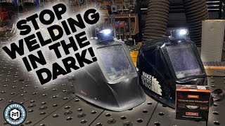 Stop Welding In the Dark! $7 Welding Hood Mod!