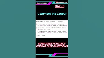DAY - 08 Tell me the output of this code | Daily Quiz Challenge | Ampire