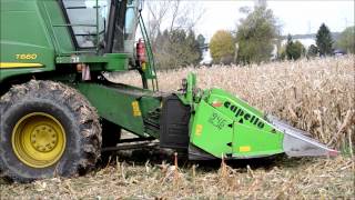 John Deere T660- Corn Harvest !