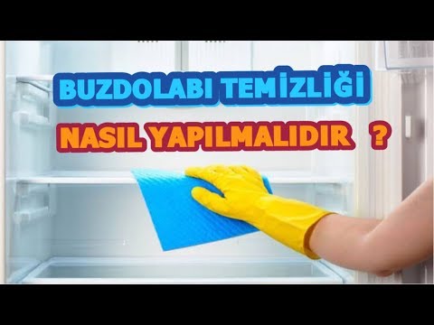 EN DOĞRU BUZDOLABI TEMİZLİĞİ ....