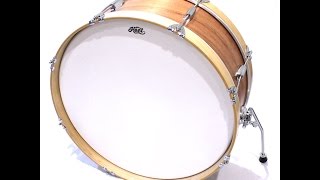 【生産継続決定！薄いバスドラム】Shirai Keet Bass Drum 22"x8"