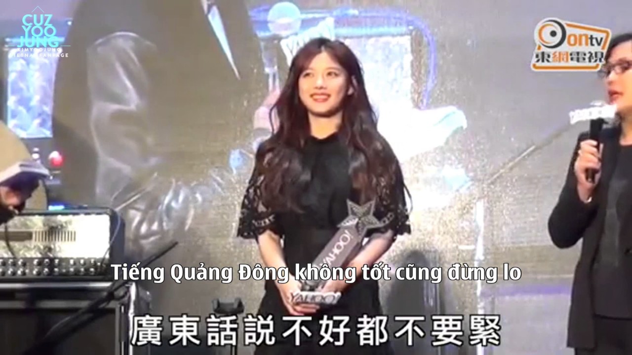 [CuzYooJung Vietsub] Kim Yoo Jung at Yahoo Buzz Asia Awards at Hong Kong 20161220