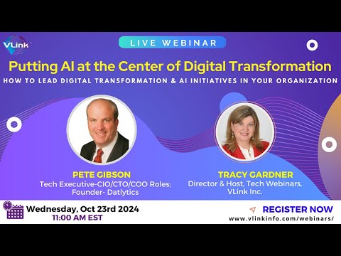 [Webinar] How to Lead Digital Transformation & AI Initiatives in Your ...