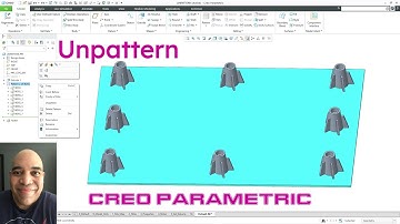 Creo Parametric - How to Use the Unpattern Command