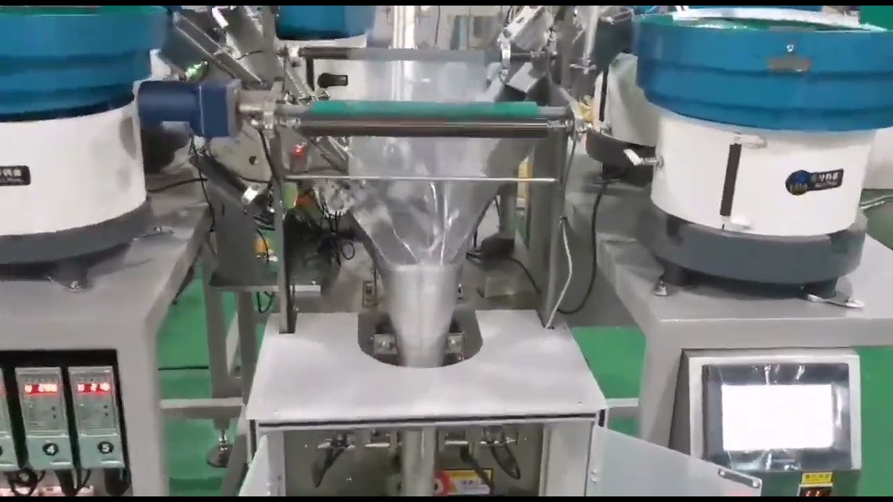 Screw Plastic Anchor Spanner Counting Packaging Machine