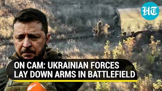 Zelensky Embarrassed As Cornered Ukrainian Soldiers Surrender Before Russians In Donetsk | Watch