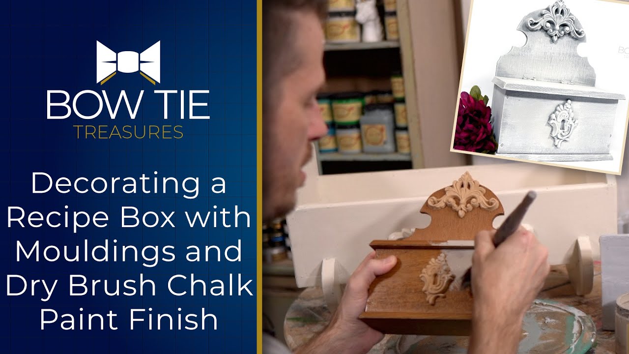 Decorating a Recipe Box with WoodUBend Mouldings and a Dry Brush