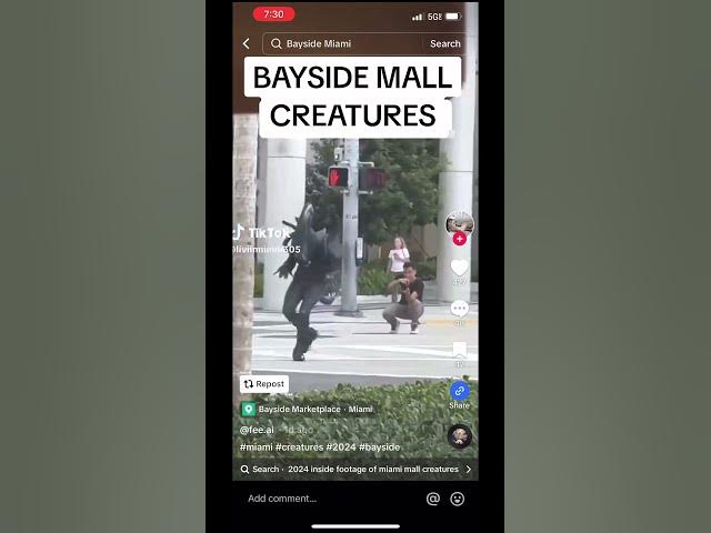 MASSIVE 🚨 police RESPONSE TO “CREATURES” at Miami mall!