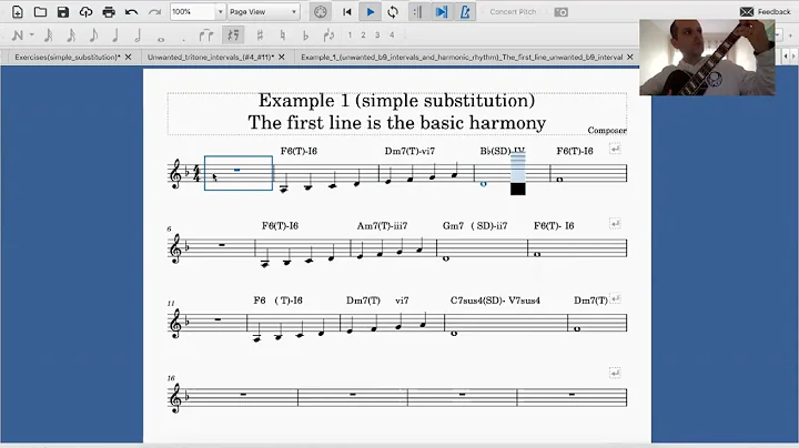 Simple substitution example one from the book Reha...