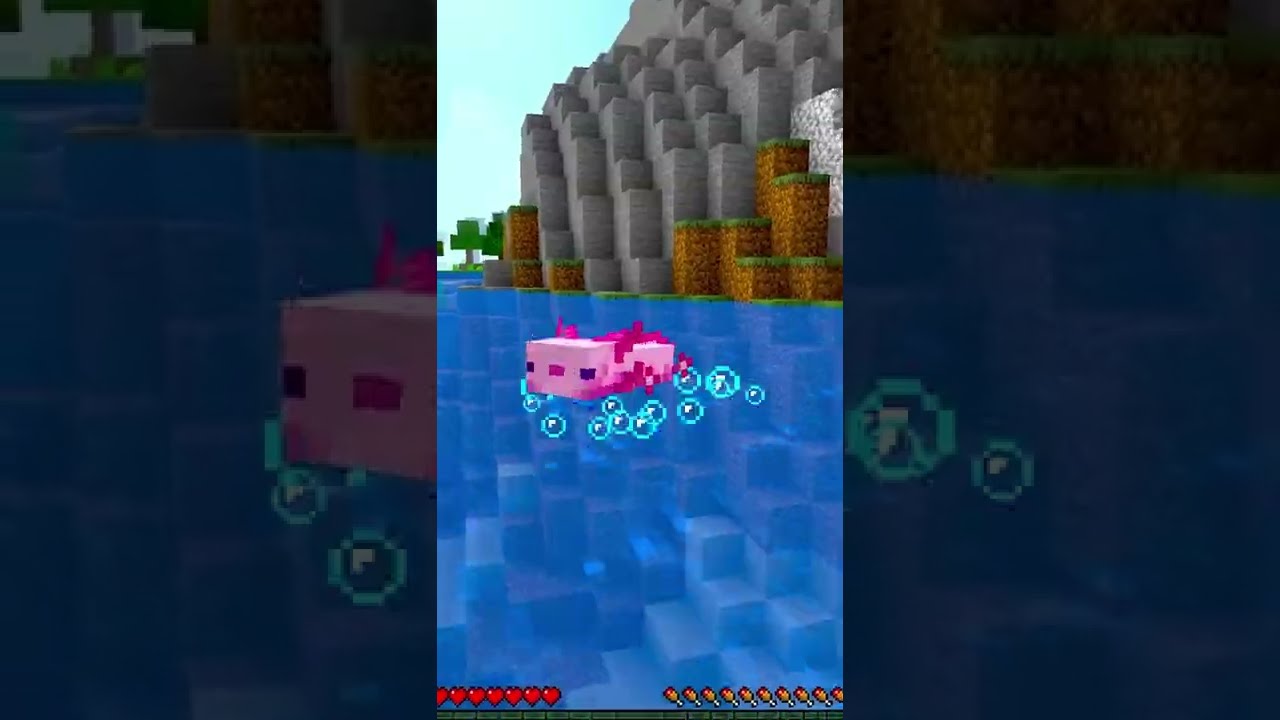 Minecraft... MA SONO UN AXOLOTL! #Shorts