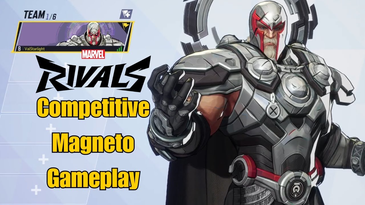 Competitive Magneto Gameplay | Marvel Rivals | July Closed Beta Test ...