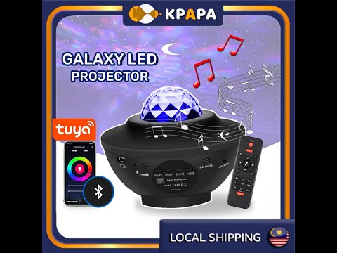 Galaxy Stary Light Projector Setup With Tuya Smart App Music kpapa