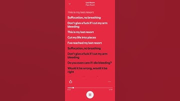 Thumbnail of Papa Roach - Last Resort #spotify #paparoach #lastresort #lyrics #music