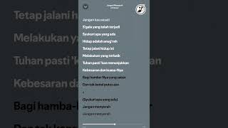 Download Lagu Lirik Lagu : Jangan Menyerah - D'Masiv #songs #lirikterjemahan #liriklagu #songlyrics #fyp MP3