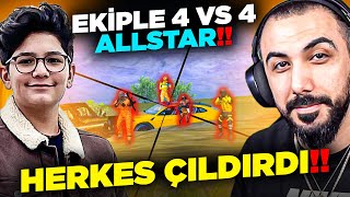 24 YAYINCIYLA EĞLENCELİ 4 VS 4 YAPTIK!! (ORTALIK FENA KARIŞTI) | PUBG MOBILE