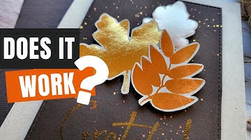 foiling without heat (no foiling machine - no laminator) - Does it work?!