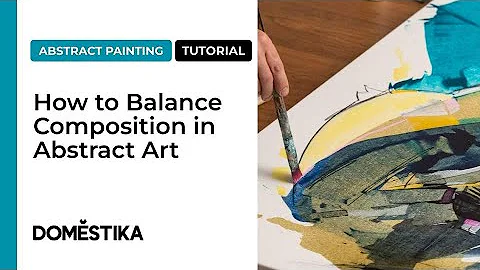 Abstract Painting Tutorial: How to Balance Composition in Abstract Art by Josh Jensen | Domestika thumbnail