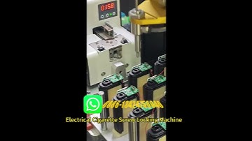 Electrical Cigarette Screw Locking Machine Máquina de atornillado