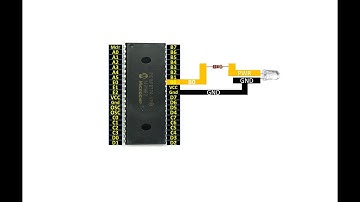 PIC16F877A Toggle LED Example in MikroC | Beginner Microcontroller Tutorial