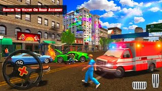 Rescue City Simulator - 911 Helicopter Police Van Driving Emergency Driver -   Android GamePlay screenshot 5