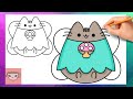 How To Draw Pusheen Cat - Fairy | Cute Easy Drawing Tutorial