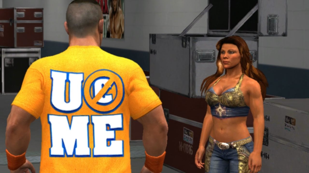 WWE Smackdown vs RAW - HEY MICKIE JAMES! John Cena's Road to Wrestlemania (Episode 5 - WWE SvR 2011)