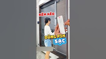 Rèm cửa sổ kéo tự động dùng pin sạc di động cho cửa sổ #shorts