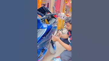 Side indicator installation in R15😱 #shorts #ytshorts #yamahar15