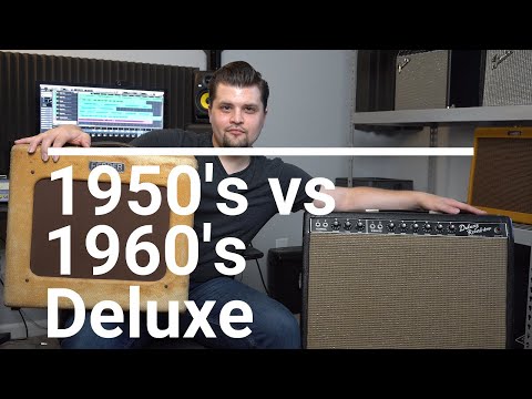3 Minute Demo: 1950 Fender Deluxe (5b3) vs. 1964 Deluxe Reverb (AB763)