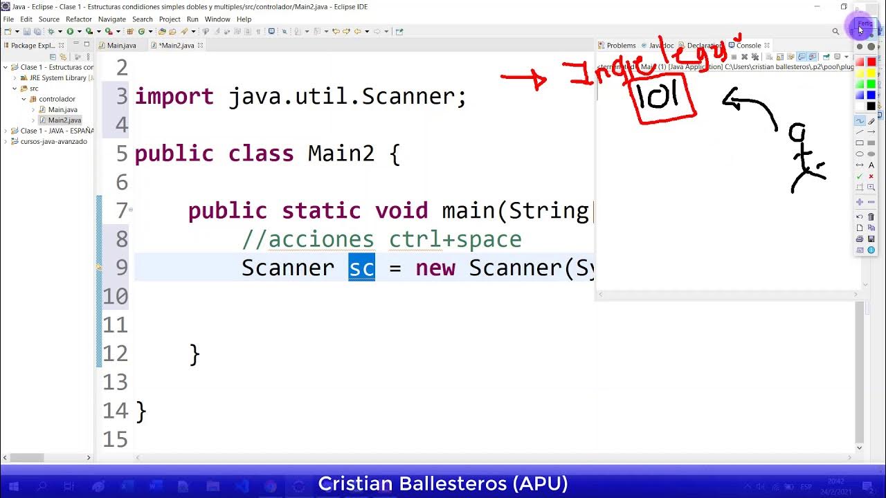Leer datos por consola Uso de la Clase Scanner en JAVA PARTE 1/3 - YouTube