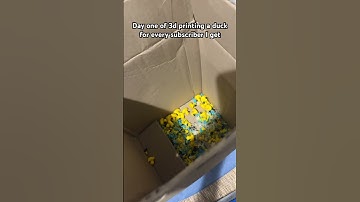 16 ducks today! #3dprinting #duck #funny