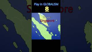 top 10 smallest part 1 countries in the game GLOBALISM #game #strategy #steam