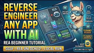 Full 🤯 Reverse Engineer ANY App with AI — REA Beginner Tutorial Guide