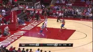 Shanghai Sharks vs Houston Rockets | Harden finds Brewer for a layup