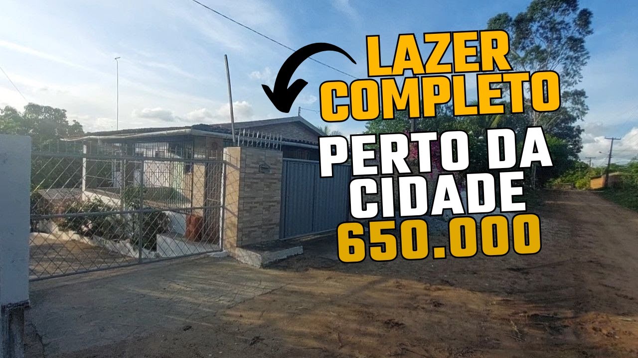 Chácara á venda com 4.500 m² no Conde Pb - 4,500m² Farm for Sale on the Paraíba Coast