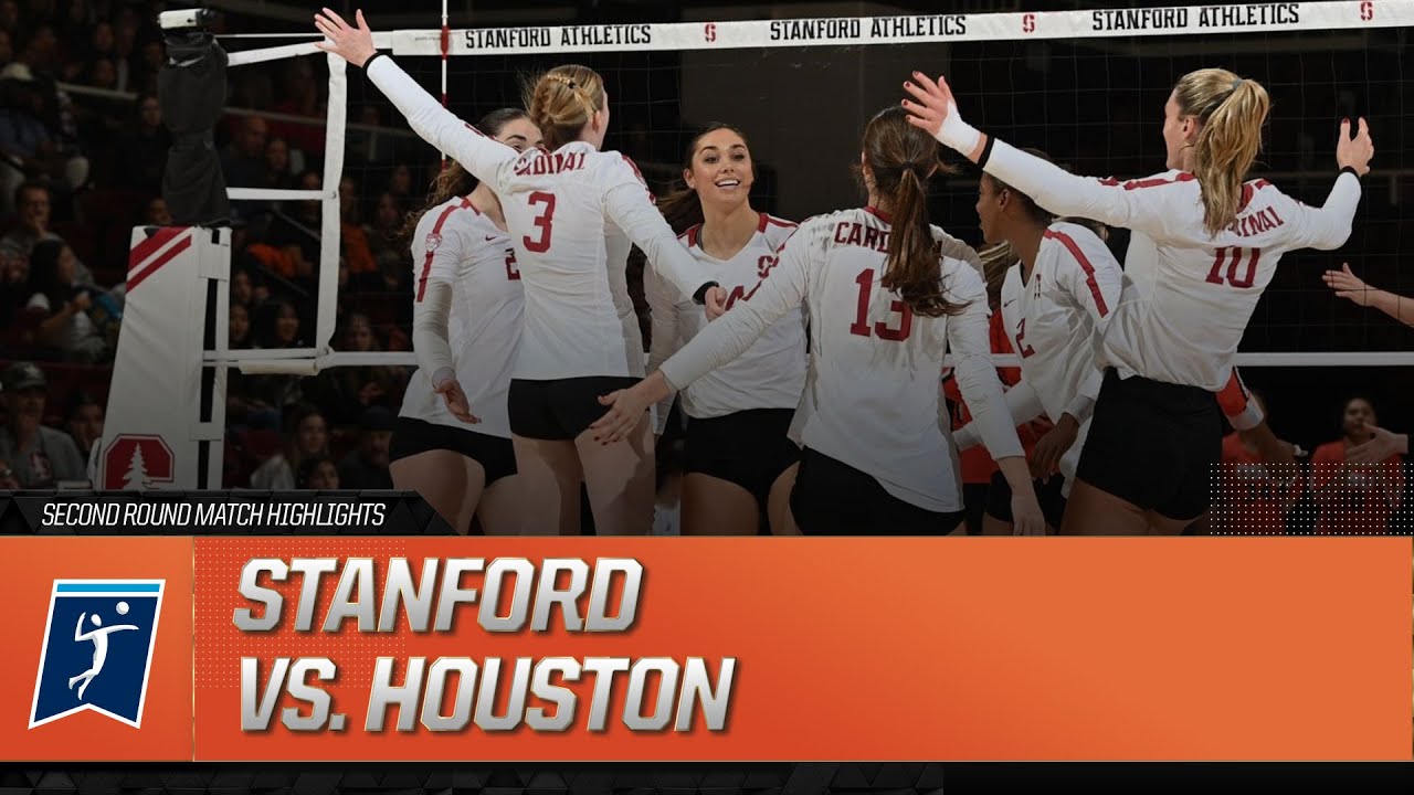 Stanford vs. Houston: 2023 NCAA volleyball second round highlights ...