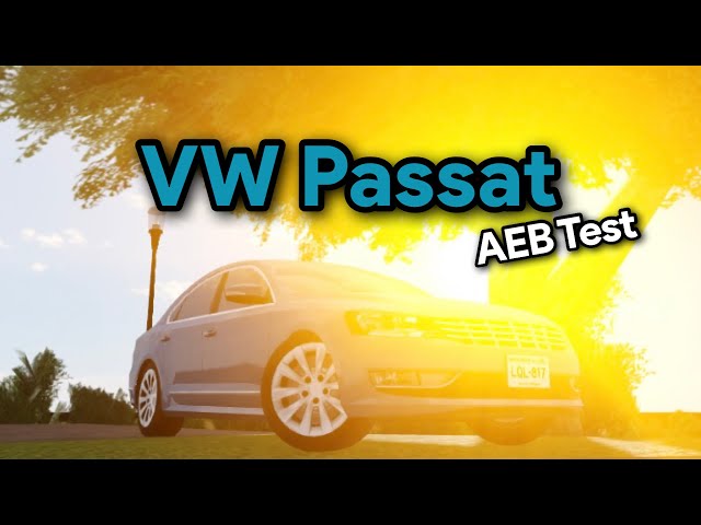 2022 Volkswagen ID.4 AEB Test! - Roblox Greenville 