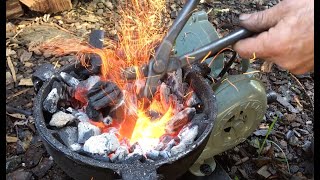 Trying a Tiny Coal / Charcoal Forge