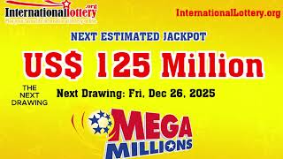 Mega Millions lottery result on December 23, 2025 - Jackpot is $125 million now