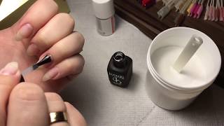 Укрепление натуральных ногтей акрилом💅🏻manicure gel polish acrylic nails beautiful nails