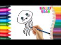 🦑 Como dibujar una  Medusa - How to draw a Jellyfish