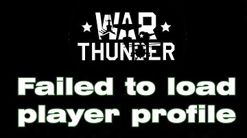 War Thunder failed to load player profile and modes, War Thunder error 81110013