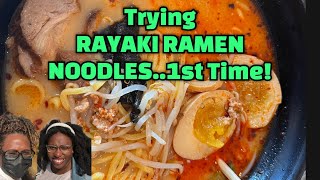 Trying Rayaki Ramen Noodles For The  First Time. | Vlog with me