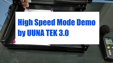 High Speed Mode Demo by UUNA TEK 3.0 Pen Plotter Drawing Machines