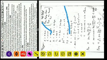 PROBLEM ON SINGLE STAGE RECIPROCATING AIR COMPRESSOR