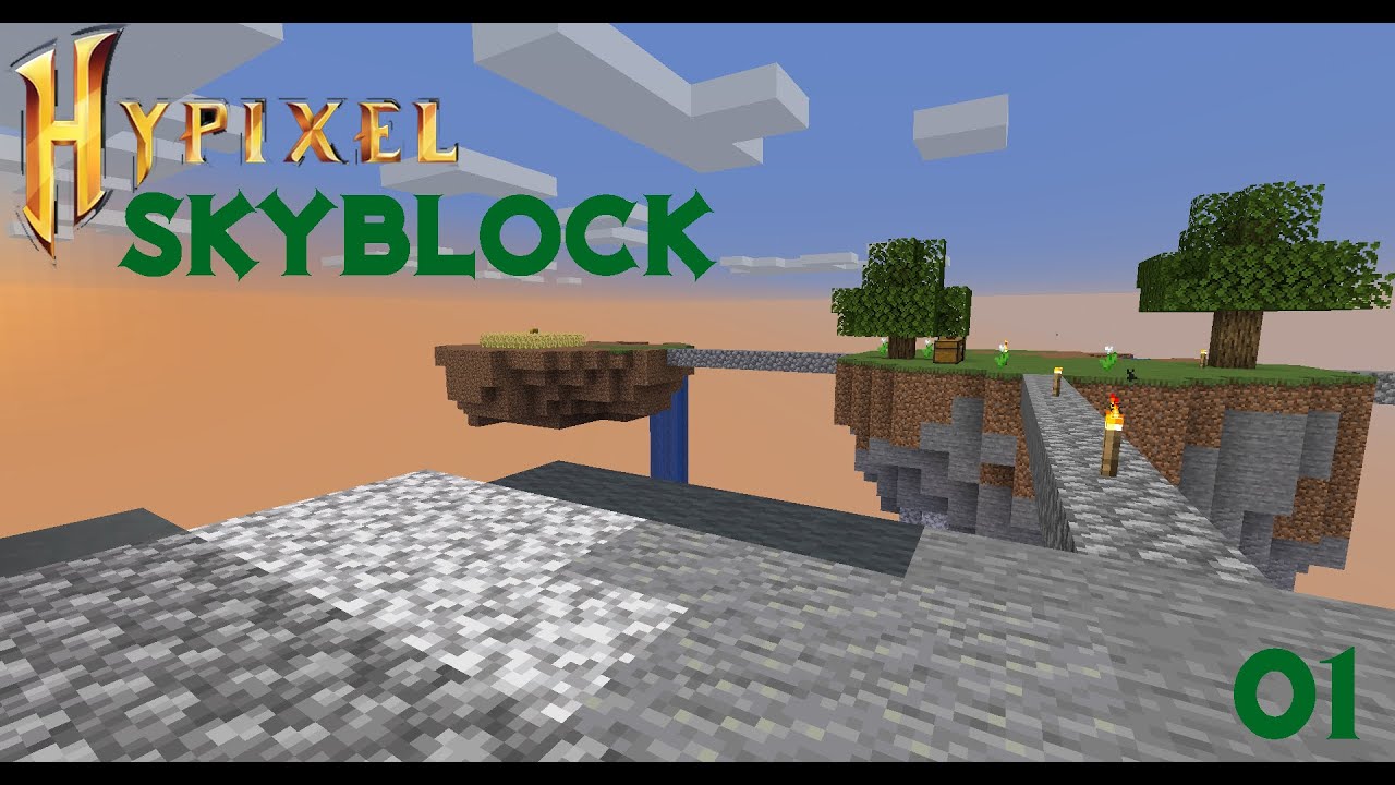 Building an Island : Hypixel Skyblock EP01 - YouTube