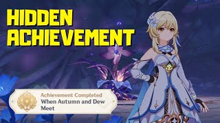Hidden Achievement When Autumn And Dew Meet In Sumeru 3.0 Genshin Impact