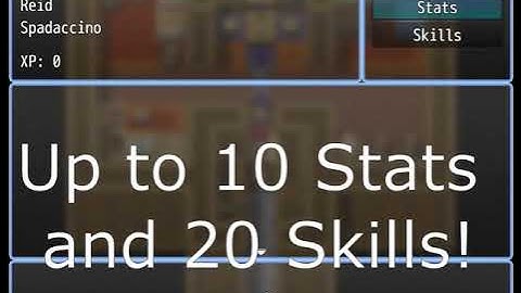 Rpg Maker MZ Plugin: RPG Style Stats and Skill Version 1.4