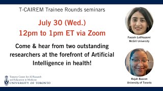 Trainee Rounds 2025: Faezeh Lotfikazemi and Kejah Bascon