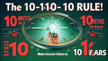 The 10-10-10 Rule: Make Smarter Life Choices (Avoid Regret!) #DecisionMaking #LifeHacks #success
